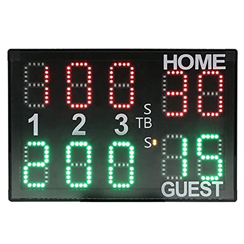 Marcador Digital De Baloncesto Profesional Con Control Remoto miniatura 1
