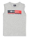 Champion Jungen Legacy Graphic Shop S/L Tanktop, Hellgrau meliert, 15-16 Jahre