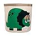 3 Sprouts Canvas Storage Bin - Laundry and Toy Basket for Baby and Kids