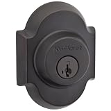Kwikset Austin Single Cylinder Deadbolt featuring SmartKey in Venetian Bronze