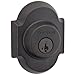 Kwikset Austin Single Cylinder Deadbolt featuring SmartKey in Venetian Bronze