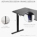 VIVO Electric 60 x 30 in Standing Desk, Memory Height Adjustment, 1B Series, Black Top Black Frame, DESK-KIT-1B6B-30