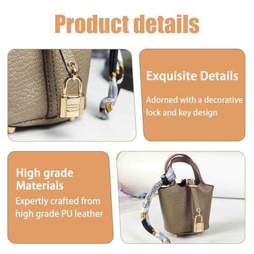 Image of Bag Charm for Handbags Decoration,Mini Leather Bag Keychain,Fashion KeyChain Accessory For Handbags Purse