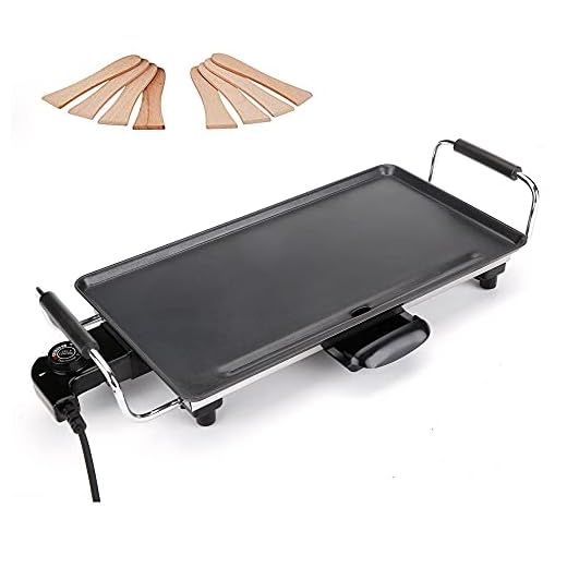 The"Teppantastic" Electric Grill | Tabletop BBQ with large non-stick hot plate | From Jean Patrique