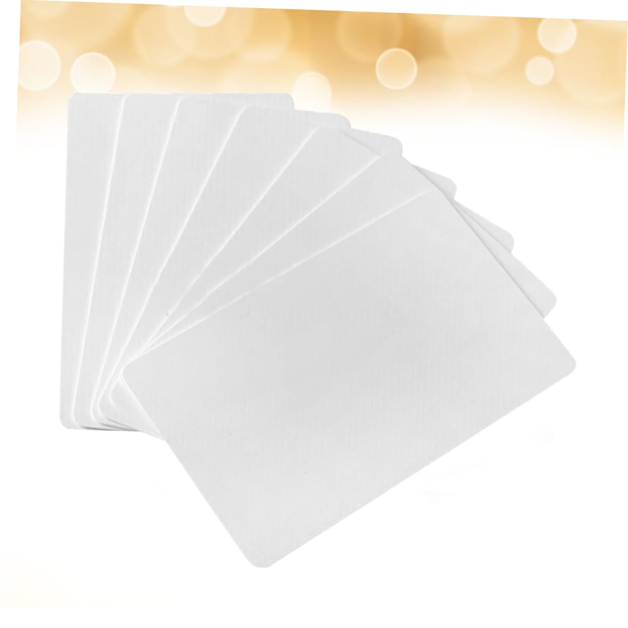 Mipcase 3 Ensembles Enregistrement Des Pièces Vide Fabricant Ébrécher Imprimable Clé Badges D'identification Carte D'accès À L'entrée Blanche 100 Pièces * 3