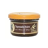 Tapenade Noire, Schwarze Oliven Zubereitung, 90g, Tapenade Noire aux Olives de Pays, Les DÃ©lices du LubÃ©ron, Provence
