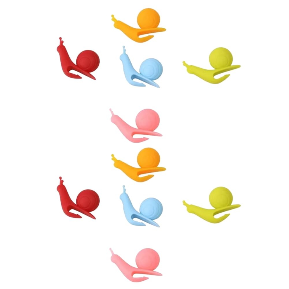 CTRLZS Random Silicone Tea Cup Hanger Random Silicone Cup Hanger Cute Snail Squirrel Shape A