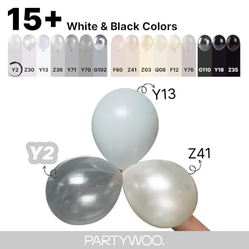 Image of PartyWoo Clear Balloons 140pcs Different Sizes of 18 12 10 5 Inch Transparent Balloon Arch Kit for Graduation Wedding Baby Shower Bridal Shower Anniversary Birthday Party Decorations Clear-Y2