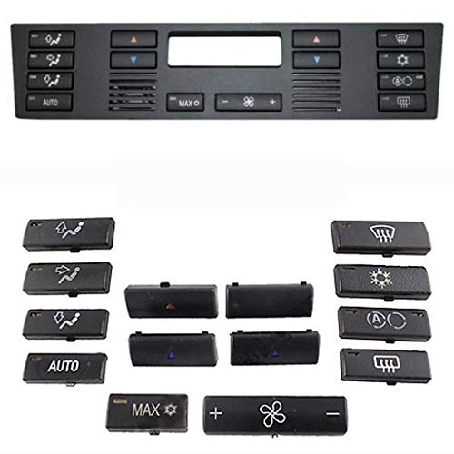 VIP KRoM Air Conditioner Heater Climate Ventilation Control Buttons Switch Set Compatible with BMW X5 E53 5 Series E39 520,VIP0493