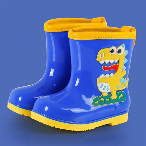 Kids Rain Boots Toddler Cute Animal Dinosaur Printed Waterproo𝐟 Rubber Non-Slip Rainboots Shoes Rainboots Toddler2