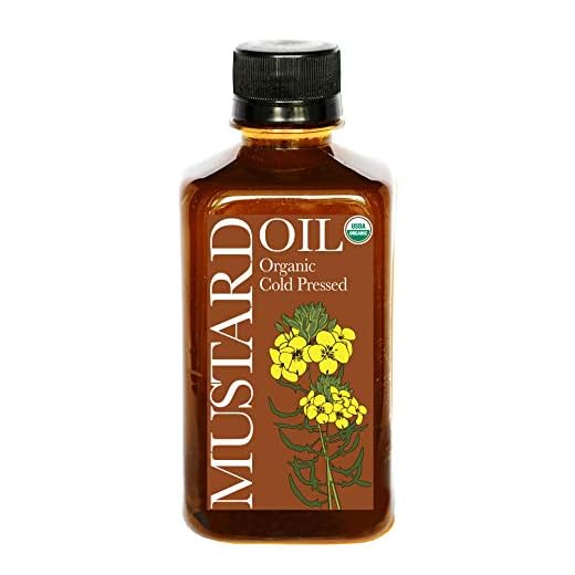 Daana Organic Mustard Oil: COLD PRESSED (12 oz)