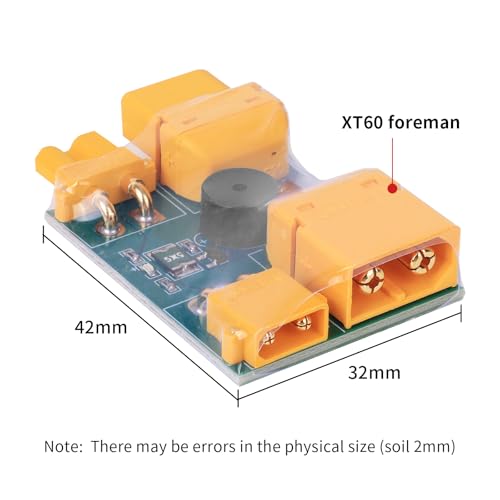 Image of 2PCS Smoke Stopper for FPV Drone Short-Circuit Protection Switch XT30 / XT60 Connector with Alarm Buzzer Safety Inspecting for 2-6S RC Quad FPV Drone Crossing Machine