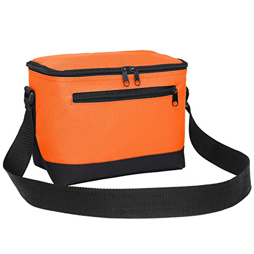 Airbuyw Insulated Lunch Bag, 6 Cans Small Insulated Cooler Box Tote Container Lunch Bag Pack With Adjustable Strap For Women Men #TOP1
