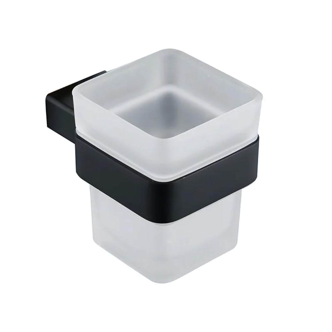 Porte-serviettes noir mat et accessoires de salle de bain en acier inox SUS304