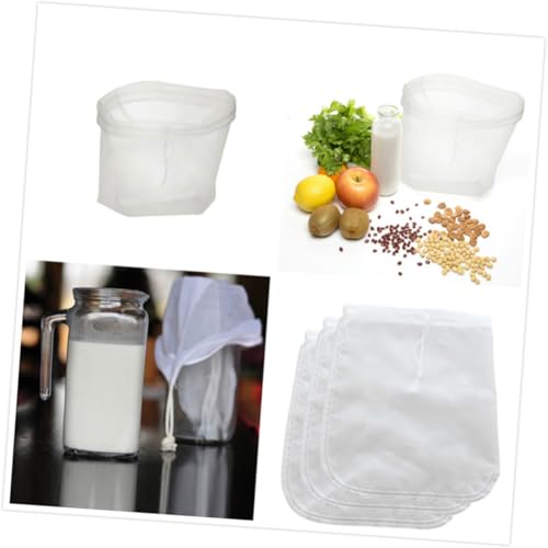 UTHCLO Bolsa De Gasa Premium Para Leche De Frutos Secos Colador De Yogur Bolsa De Filtro Para Jugo De Fruta