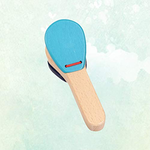 Stobok Wooden Castanets Music Clapper Hand Clappers Percussion Instrument Toy For Kids Children Toddler Baby #TOP2