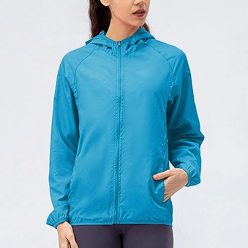 Anorak cortavientos de mujer con capucha y chaqueta impermeable transpirable 2