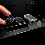 1,000 Clear Plastic Tags, 2.5' x 1.25' Inch Shelving Insert Tag, Removeable Transparent Retail Price Label Holders for Gondola Shelf Channels or Data Ticket Channels