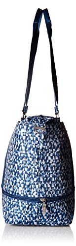 Baggallini Expandable Carry on Duffel, Blue Prism , One Size