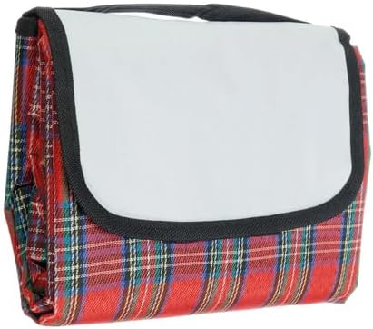 Waterproof Foldable Compact Outdoor Picnic Blanket 145x125cm Red