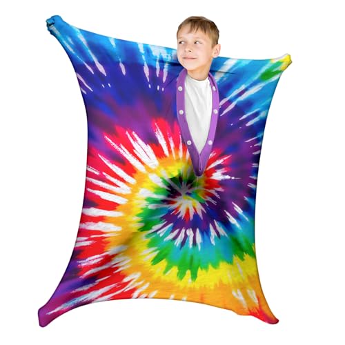 Sensory Sock Medium,6-9 Years,Tie-dye Full Body Sock Wrap for Autistic Children to Relieve Stress,Relaxing Sensory Compression Body Sack for Kids Sensory Processing Disorder