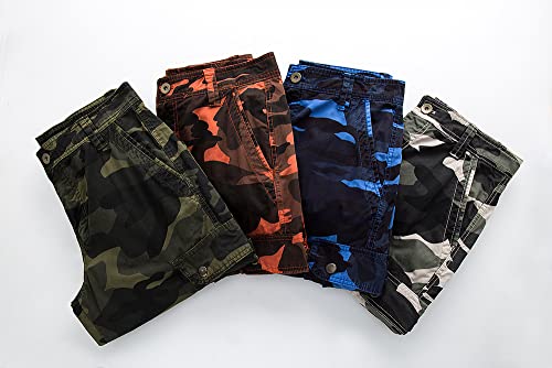 IDEALSANXUN Men's Casual Loose Fit Multi-Pockets Military Cargo Shorts (Camo Light Army, 44) by IDEALSANXUN - Image 4