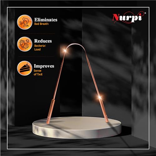 Image of COPPER PREMIUM DESIGN TONGUE CLEANER pack of 4