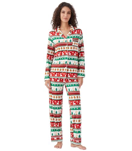 Image of WiWi Viscose from Bamboo Women's Pajamas Set Super Soft Button Down Top and Pants Sleepwear Cooling Pjs S-3X