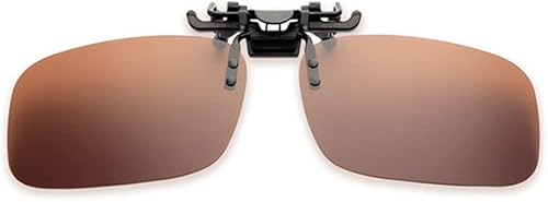 Miniatura 8 de Junsika Gafas de sol polarizadas con clip para lentes recetados para hombres y mujeres gafas de sol negras con protección UV400 Marrón