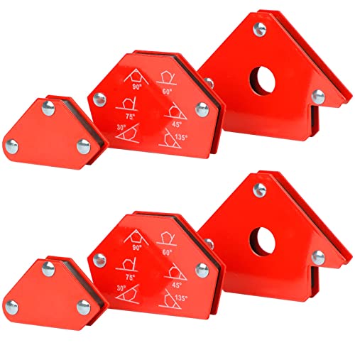 JUSTDOLIFE Magnetic Welding Positioner Strong: 6PCS 25 15lbs Welding Magnet Welding Holder