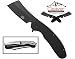 Off-Grid Knives - OG-950XB Cleaver Compact Blackout - Hard Use Legal Carry EDC Folding Knife, Safety Grid-Lock Turns This Folder Into a Fixed Blade, Cryo AUS8 Blade with TiNi, G10, Tip-Up Deep Carry