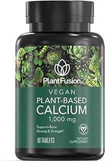 PlantFusion Calcium Vegan Vitamin 1,000 mg | Supports Bone Density and Strength