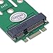 immagine 2Disco rigido SSD Mini-PCIE mSATA 18 + 8 SSD M.2 NGFF PCI-E 2LANE dorato