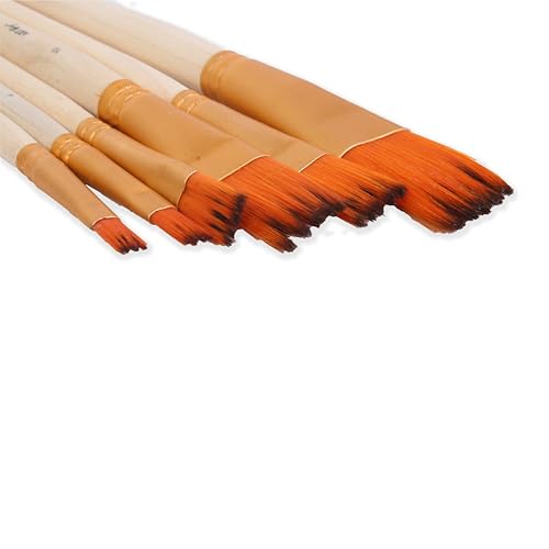Image of Little Birdie Comb Brush Synthetic Hair Size 2 4 6 8 10 12 Set of 6 pc