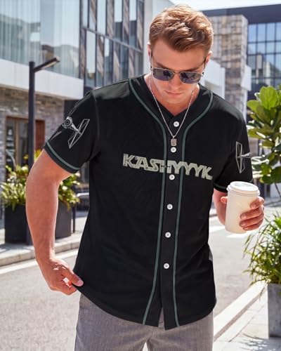 Image of 99TIMORO Fathers Holiday Graphic Baseball Jersey Shirts for Men and Women, Street Wear Funny Short Sleeve Top, Summer