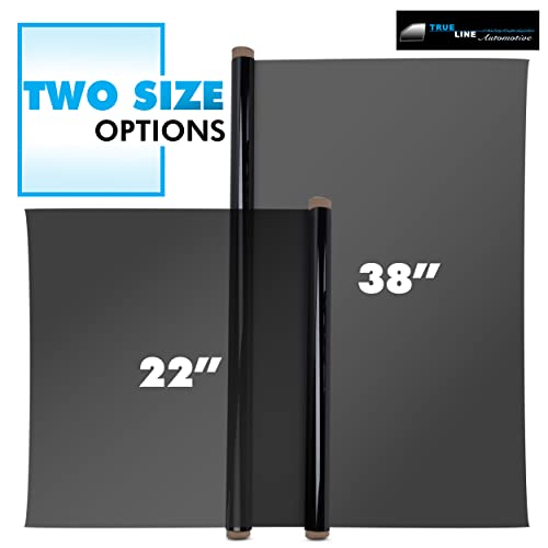 TRUE LINE Automotive Nano Ceramic Window Tint Film Roll 99% UV Rejection IRR80 (20% 38'' Wide 10' Long)