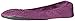 Sidekicks Foldable Ballet Flats with Carrying Case, Purple, Large