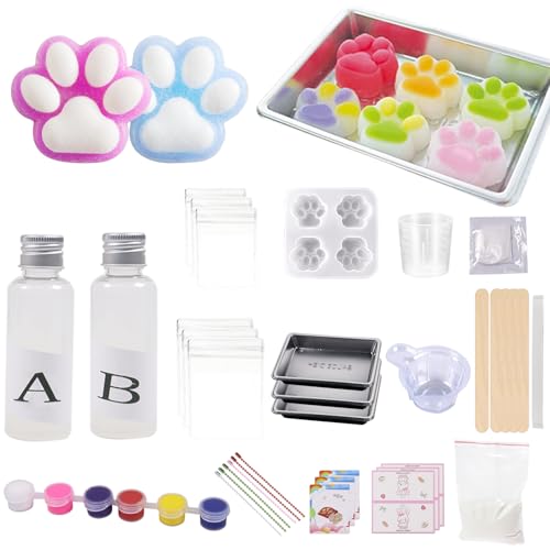 Mecctuck Squishy Maker, Squishy Bastelset, Katzenpfote Seife Selber Machen...