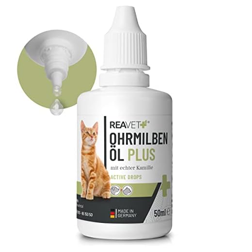 ReaVET Ohrmilbenöl Plus 50ml für Katzen