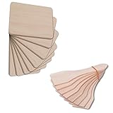 Racletteschaber HOFMEISTER® 16 teiliges Raclette Set aus Holz: 8 Brettchen & 8 Raclette Schaber, schont Raclette-Pfannen und Tisch vor Öl und Kratzern, hitzebeständiges Raclette Brettchen aus EU Produktion