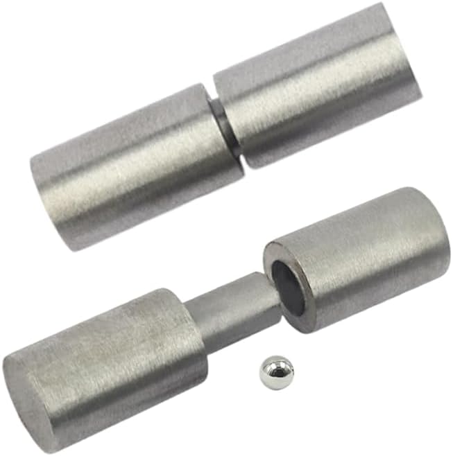 5" Weldable Barrel Hinges Heavy Duty Bullet Hinges Weld on Steel, Detachable Ball Bearing Gate Door Hinges for Metal Swing Door,Trailer Ramp Gate,3/4" Dia Pin,1400 lbs Load Capacity(2Pcs)