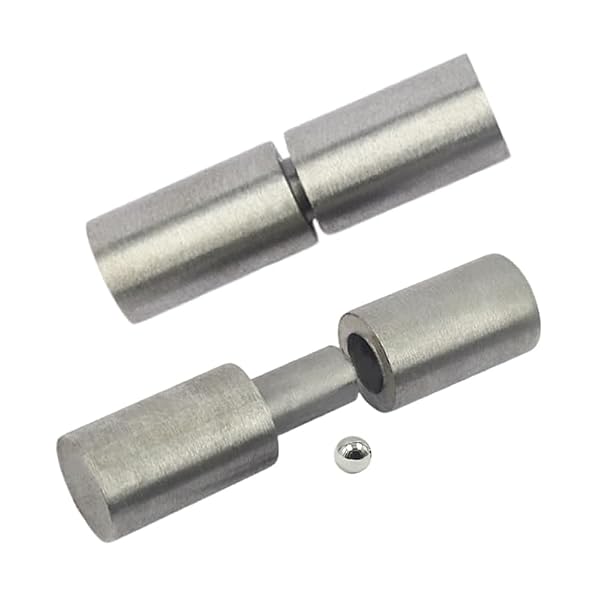 5" Weldable Barrel Hinges Heavy Duty Bullet Hinges Weld on Steel, Detachable Ball Bearing Gate Door Hinges for Metal Swing Door,Trailer Ramp Gate,3/4" Dia Pin,1400 lbs Load Capacity(2Pcs) by DSBGKJI - Used condition - US$19.19