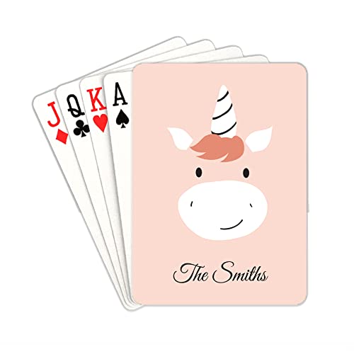 Cute Playing Cards Cartoon Animal Custom Playing Cards With Name Personalized Playing Cards With Photo Customized Deck Of Playing Cards For Party Favors Poker Cards Birthday Gifts For Friends Family #TOP16