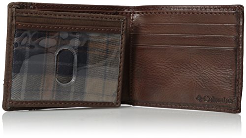 Columbia Men's Foxfield Rfid Blocking Traveler Wallet, Brown, One Size #TOP4