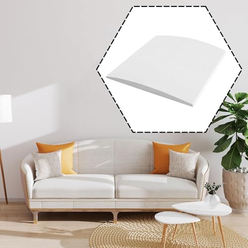Qialexicon ソファクッションサポート、たるんだシートアクセサリー、ソファサポーターの交換、家庭用屋内オフィス用クッション下サポート, 白 [5]