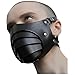 Produktbild GEBONE Punk Maske Herren/Damen Sexy Cosplay Leder Halbmaske Totally Enclosed Typ MK-09