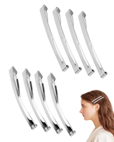 JUKOTA 8 Stück Haarspangen,Französische Haarspangen für Frauen,Rutschfeste Haarspangens,Haar-Metallwerkzeuge,Haarspangens für Frauen mit Feinem Haar,Frisur-Zubehör