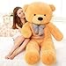 CAOYI Tamaño Grande 80cm Oso de Peluche Gigante de Peluche Juguete de Peluche Gran Abrazo Niños Amantes de la muñeca Regalo de cumpleaños