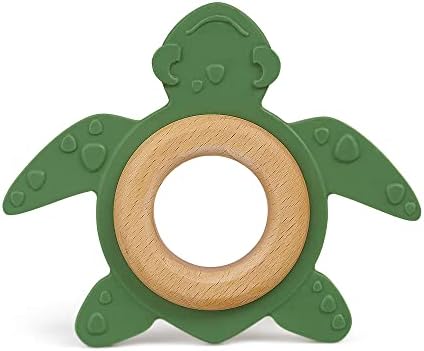 GRÜNSPECHT Mordedor orgánico de caucho natural con anillo de made...