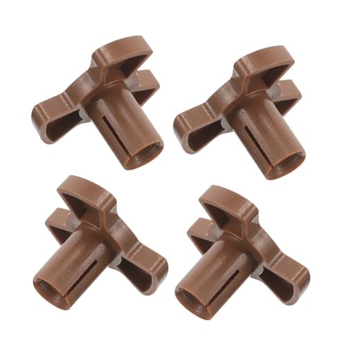 GALPADA 4 piezas Soporte para Microondas de Acoplador de Motor Giratorio de Repuesto Eje de Plástico Resistente para Plato Giratorio Accesorio para Horno Microondas